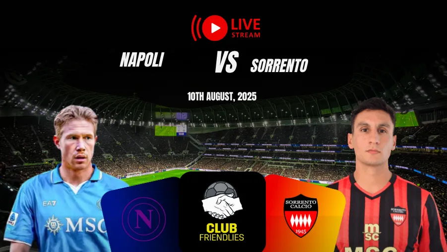 Napoli vs Sorrento: Live Stream and TV Channels